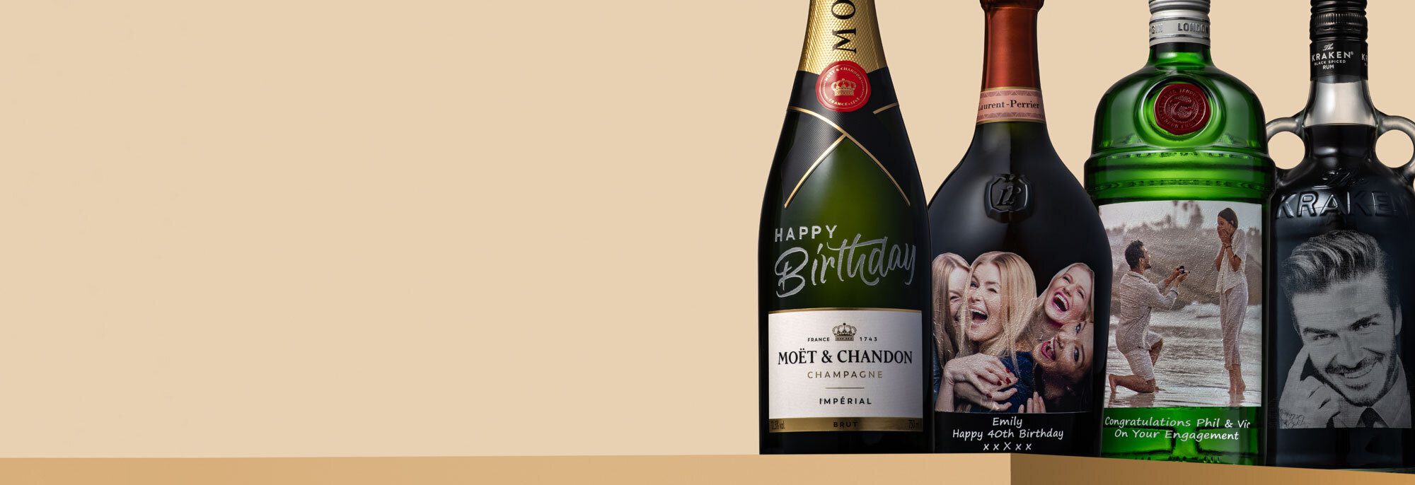 Personalised Bottles Category Banner
