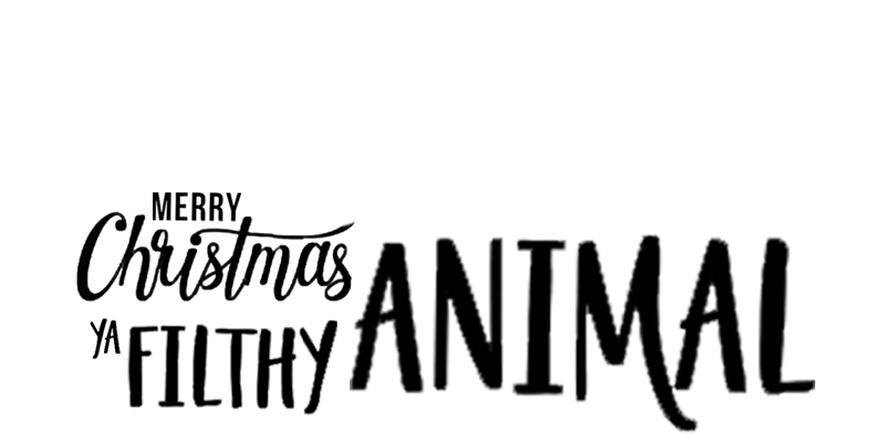 Xmas filthy animal black