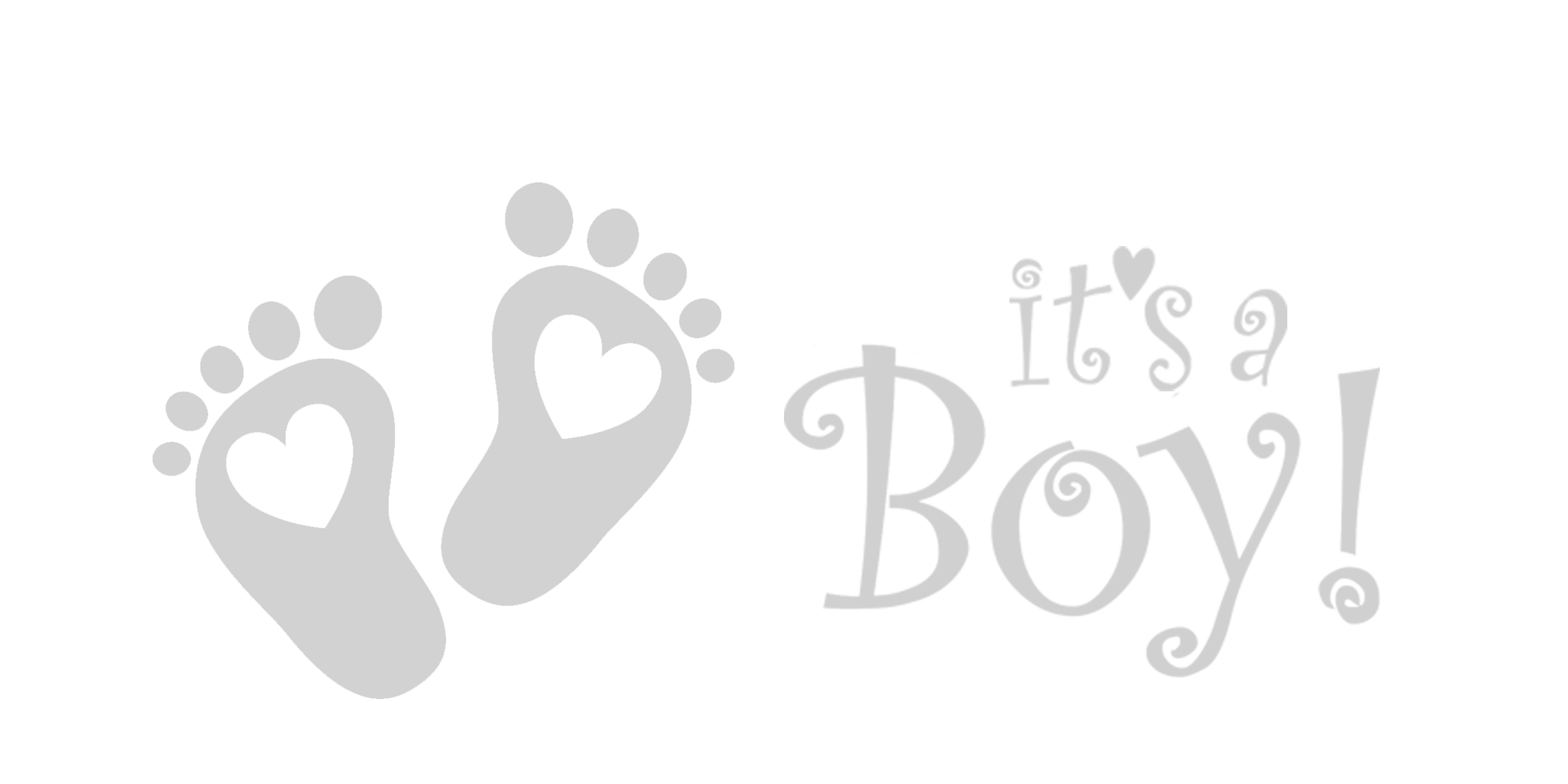 Baby its a boy silver