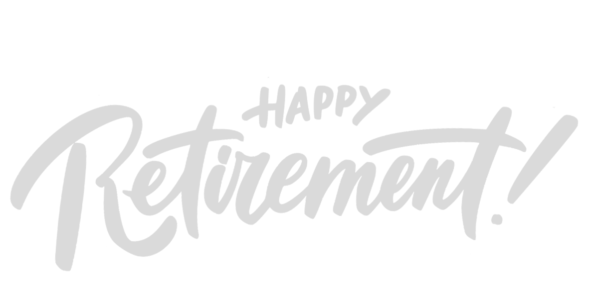 Happy Retirement Silver