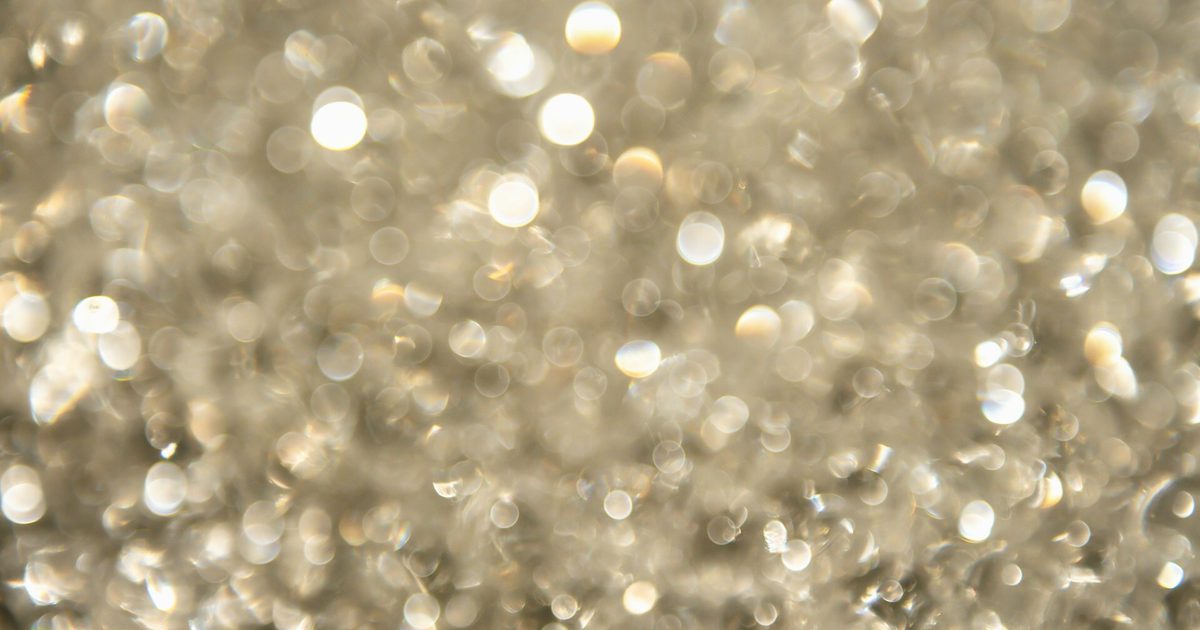 Close up boke style image of glitter