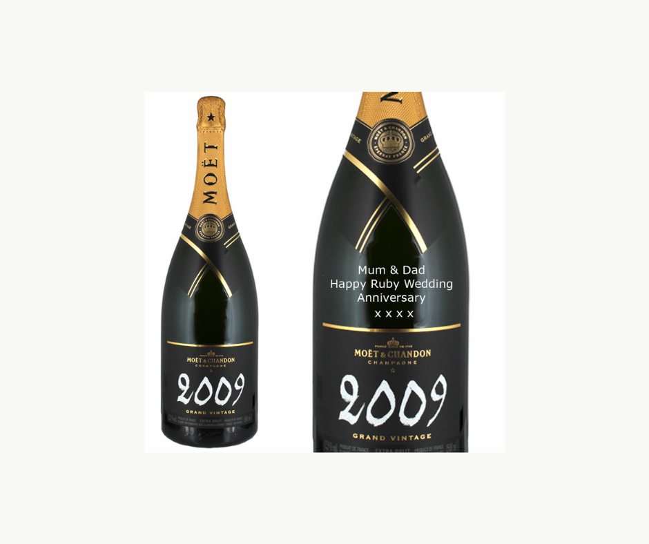 Moet Chandon Vintage Brut Magnum anniversary