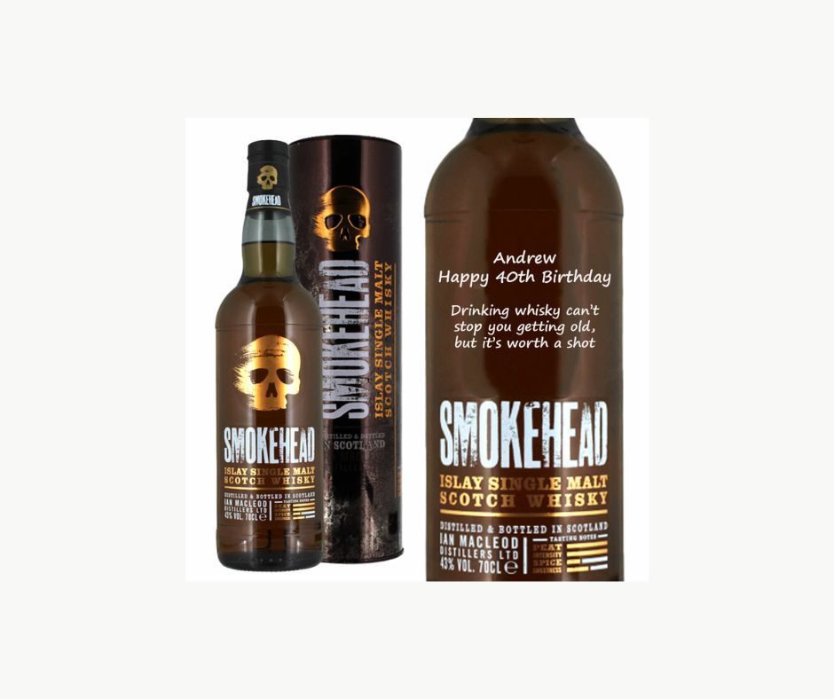 Smokehead single malt whisky ENG birthday