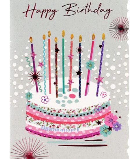 Birthday Cake & Candles