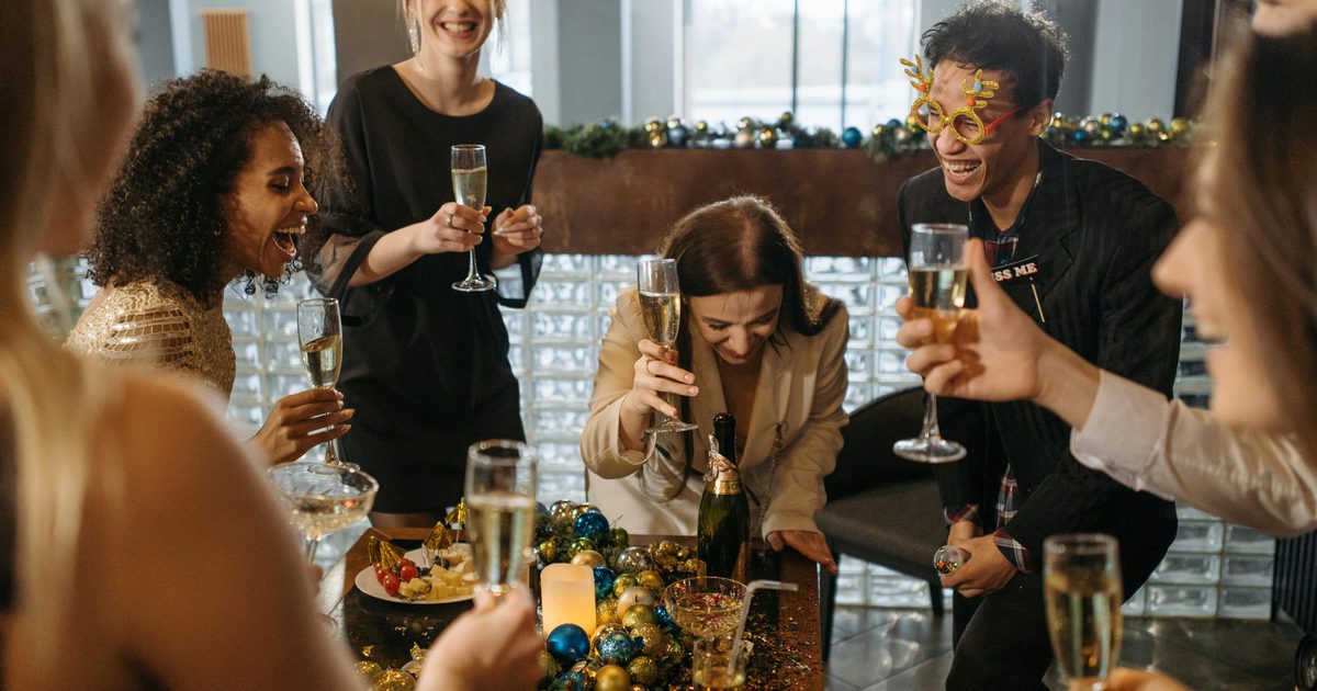 Corporate party celebration