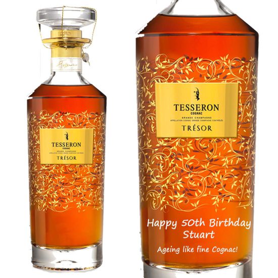 Personalised Tesseron Tresor Cognac