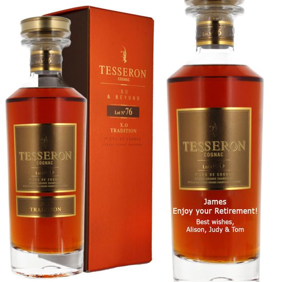 Personalised Tesseron Lot 76 XO Tradition Cognac