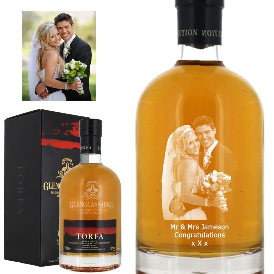 Photo Engraved Glenglassaugh Torfa Single Malt Whisky 70cl