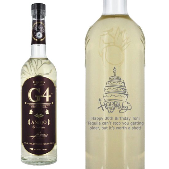 Personalised G4 Anejo Tequila