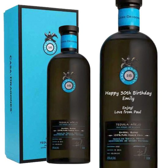Personalised Casa Dragones Anejo Tequila 70cl