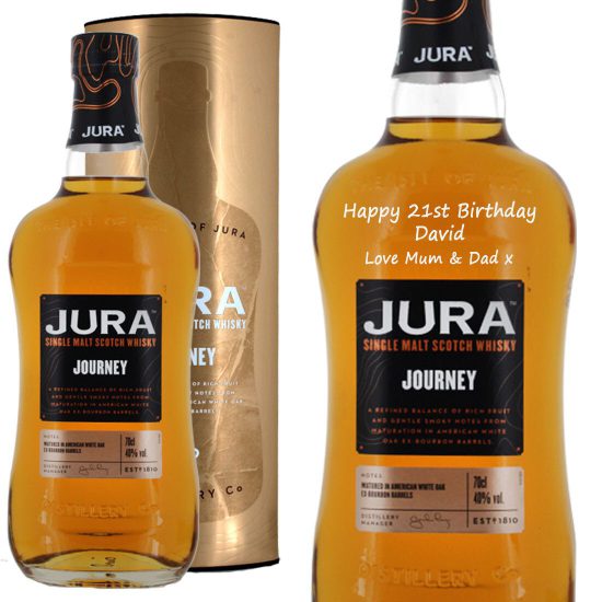 Personalised Jura Journey Single Malt Whisky 70cl