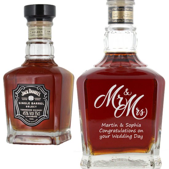 Personalised Jack Daniel's Single Barrel HALF Bottle 35cl