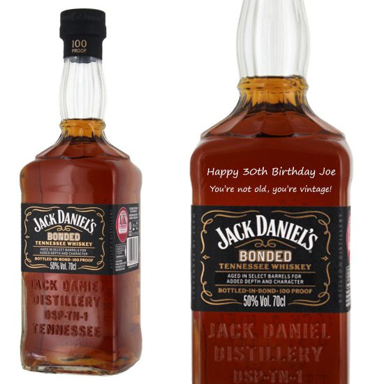 Personalised Jack Daniel's Bonded Tennessee Whiskey 70cl