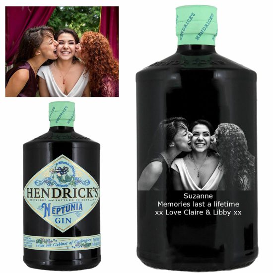 Photo Engraved Hendrick's Neptunia Gin 70cl