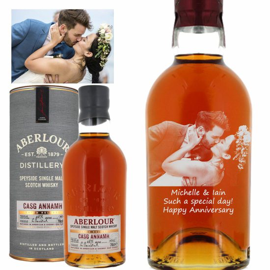 Photo Engraved Aberlour Casg Annamh Single Malt Whisky 70cl