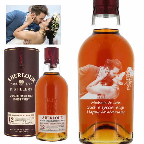 Photo Engraved  Aberlour 12 Year Old Double Cask Matured Single Malt Whisky 70cl