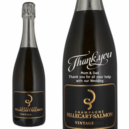 Personalised Billecart-Salmon Vintage Champagne 75cl
