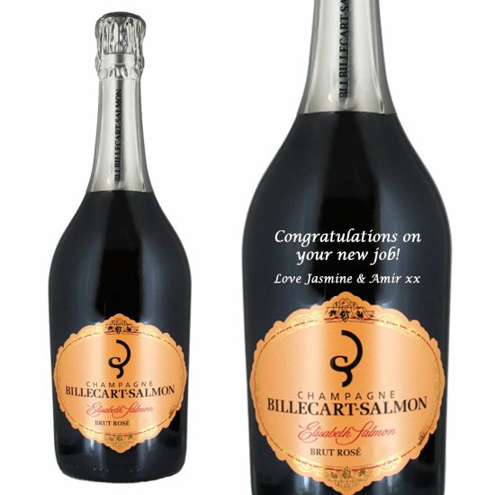 Personalised Billecart-Salmon Elisabeth Salmon Brut Rose Champagne 75cl