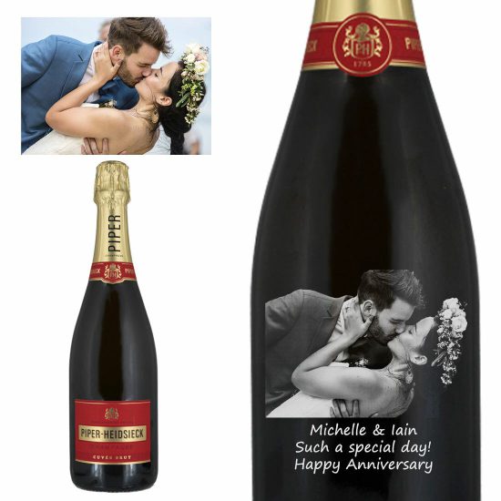 Photo Engraved Piper-Heidsieck Cuvee Brut Champagne 75cl