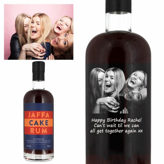 Photo Engraved Jaffa Cake Dark Rum 70cl
