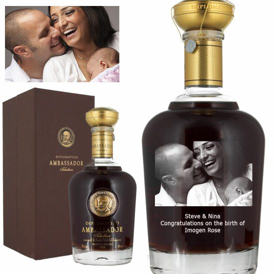 Photo Engraved Diplomatico Ambassador Rum 70cl