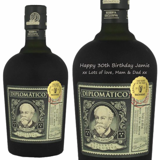Personalised Diplomatico Reserva Exclusiva Rum 70cl