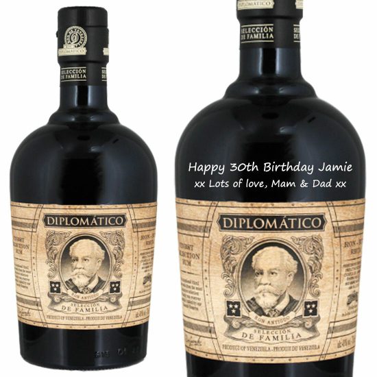 Personalised Diplomatico Seleccion De Familia Rum 70cl