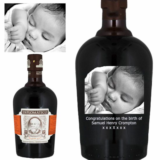 Photo Engraved Diplomatico Mantuano Rum 70cl