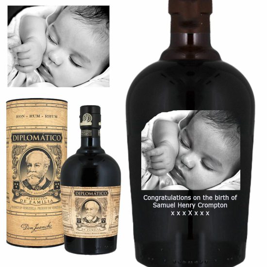 Photo Engraved Diplomatico Seleccion De Familia Rum 70cl
