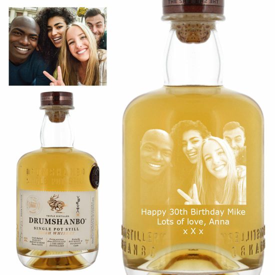 Photo Engraved Drumshanbo Single Pot Still Irish Whiskey 70cl