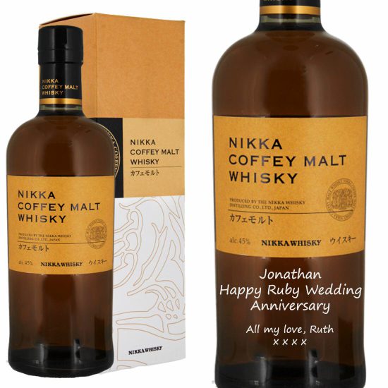 Personalised Nikka Coffey Malt Japanese Whisky 70cl