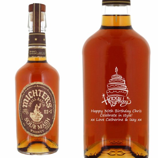 Personalised Michter's US*1 Sour Mash American Whiskey 70cl