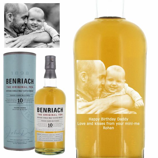 Photo Engraved Benriach The Original 10 Single Malt Whisky 70cl