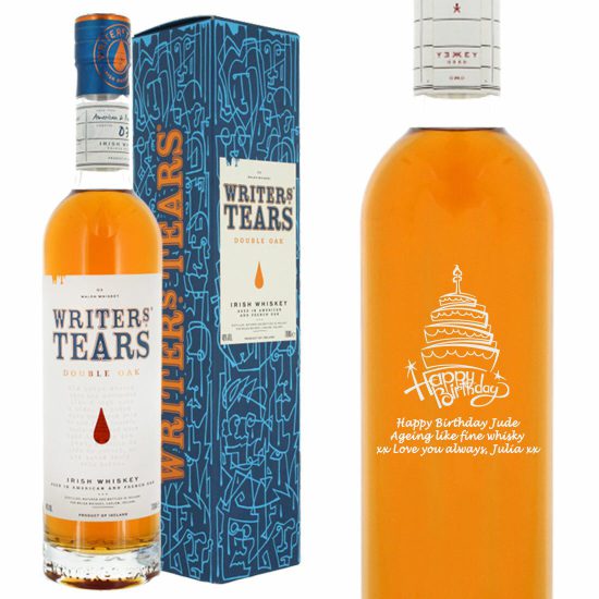 Personalised Writers’ Tears Double Oak Irish Whiskey 70cl