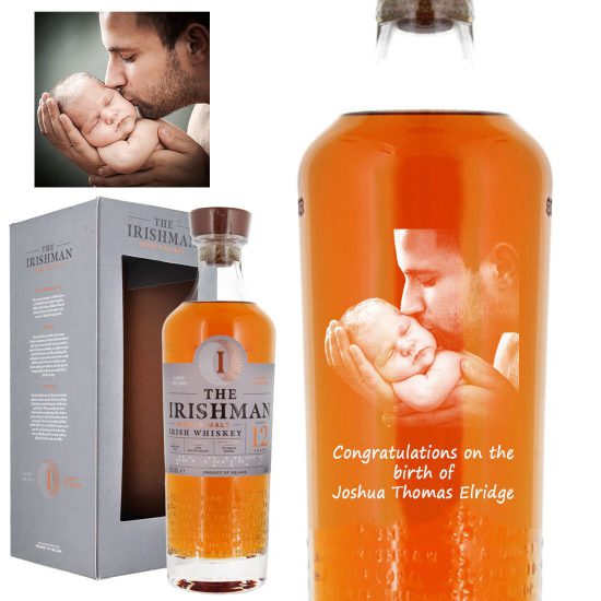 Photo Engraved The Irishman 12 Year Old Single Malt Irish Whiskey