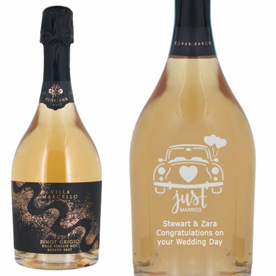 Personalised Villa Marcello Adriana Rosato Brut Rose Sparkling Wine