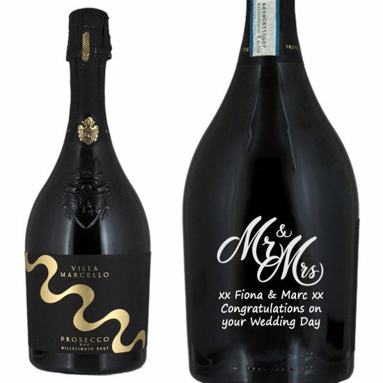 Personalised Villa Marcello Prosecco Treviso Sparkling Wine