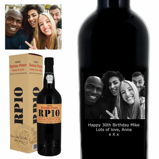 Photo Engraved Ramos-Pinto 10 Year Old Tawny Port 75cl