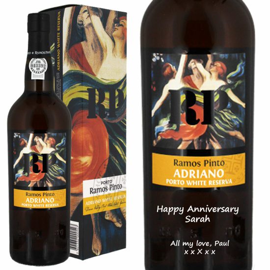 Personalised Ramos-Pinto Adriano White Port 75cl