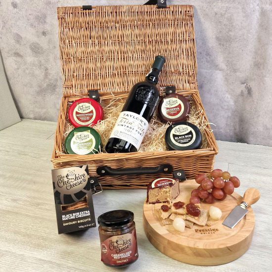 Taylor's Vargellas Vintage Port Luxury Cheese Hamper