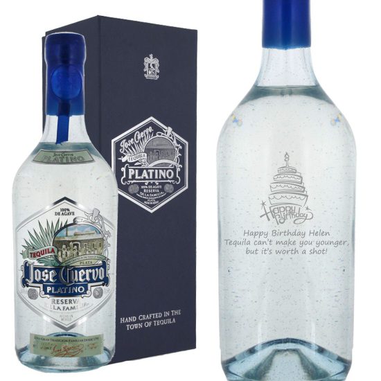 Personalised Jose Cuervo Reserva de la Familia Platino Tequila 70cl