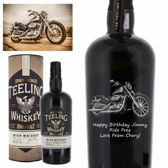 Photo Engraved Teeling Single Malt Irish Whiskey 70cl