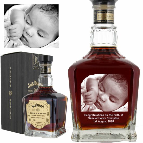 Photo Engraved Jack Daniel's Single Barrel Barrel Strength 70cl