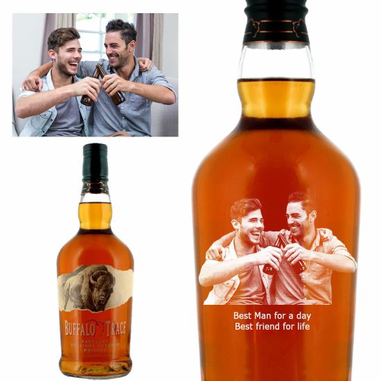 Photo Engraved Buffalo Trace Bourbon 70cl