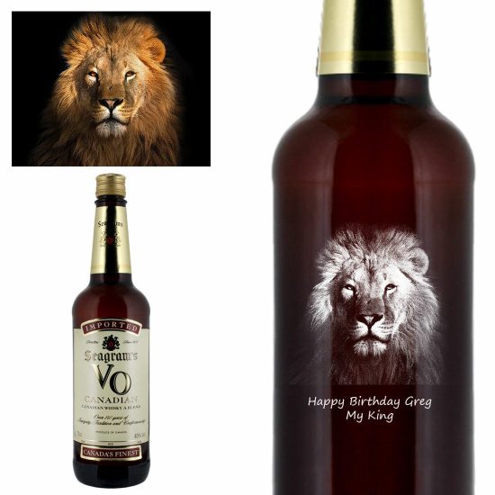 Photo Engraved Seagrams VO Canadian Whiskey 70cl