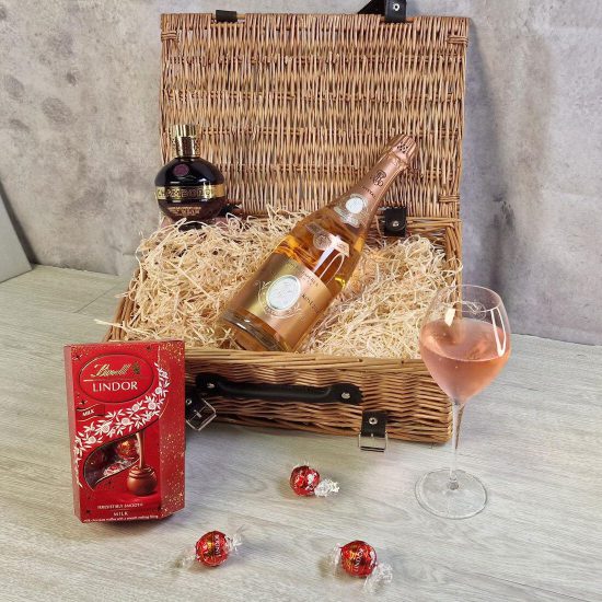 Louis Roederer Cristal Rose Luxury Champagne Hamper