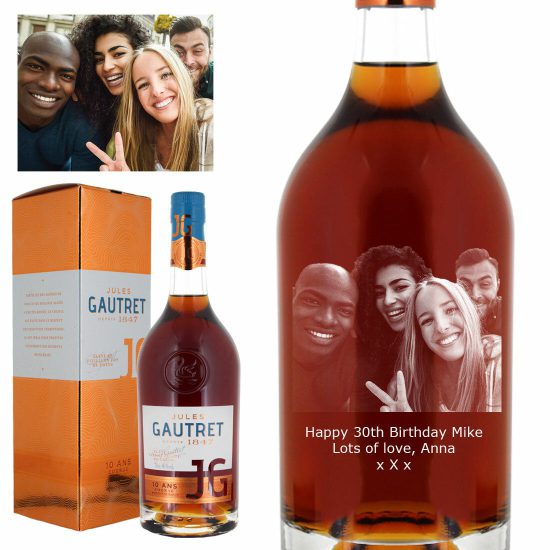 Photo Engraved Jules Gautret 10 Year Old Cognac 70cl