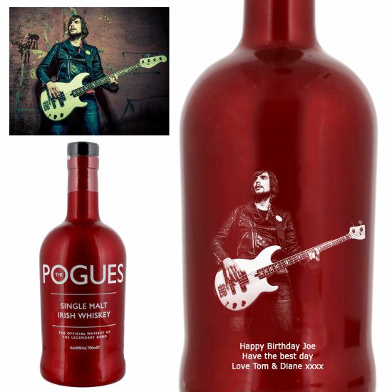 Photo Engraved The Pogues Irish Single Malt Whiskey 70cl