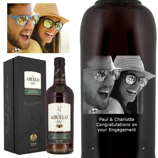 Photo Engraved Ron Abuelo Oloroso Finish Collection Rum 70cl