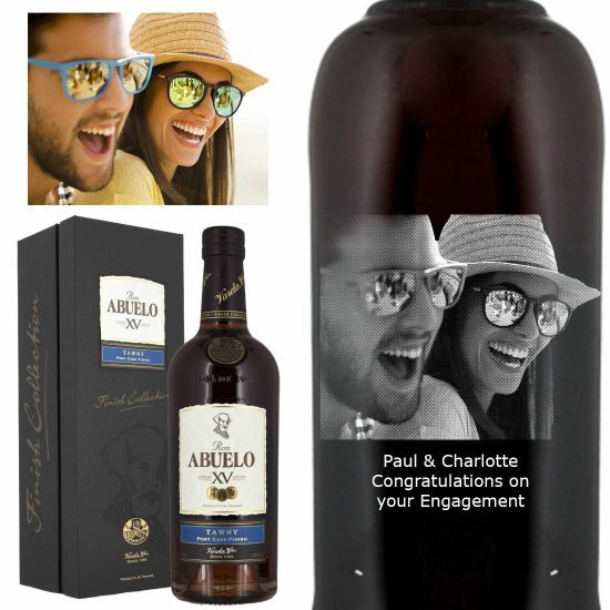 Photo Engraved Ron Abuelo Tawny Finish Collection Rum 70cl